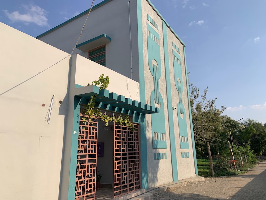 WALI building serving as a local digital access point in Ahmed Abad Wang